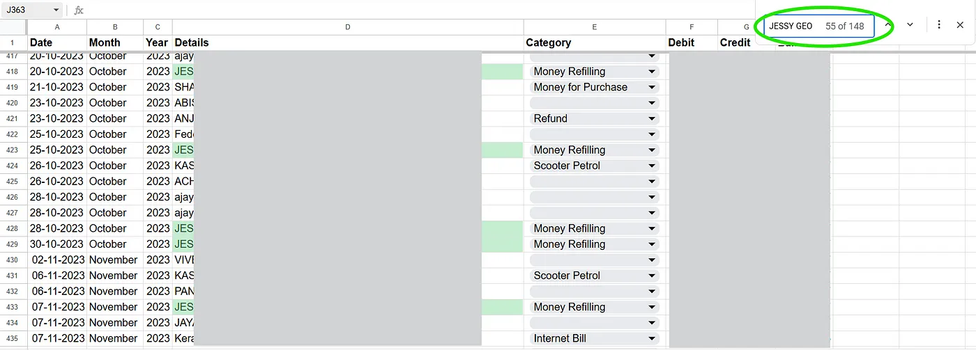Dropdown selection — copy-find-paste